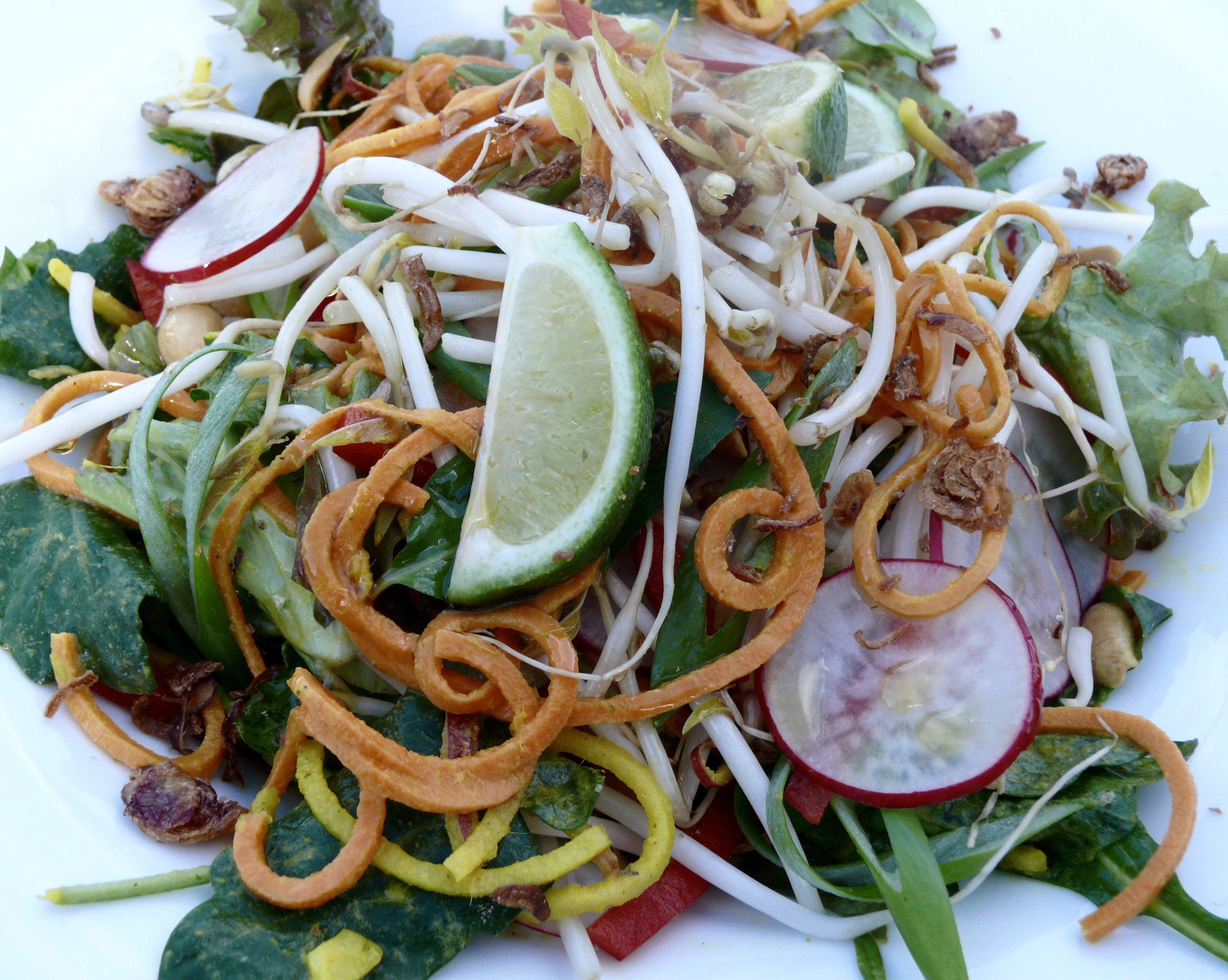 Raw Thai Noodle Salad