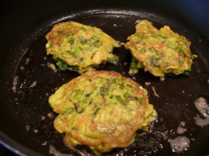green vegetable fritters